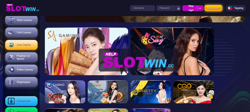Helpslotwin Live Casino Games on Helpslotwin Real Dealers, Real Wins